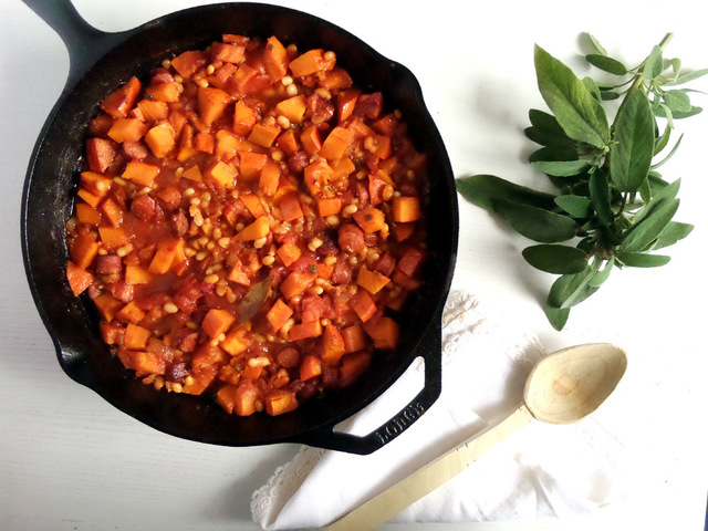 Butternut Squash and Sausage Stew