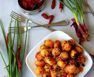 Sambal Potato Recipe - Baby potato recipe - Potato Recipes - Snack recipes