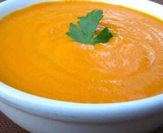 Soupe aux carottes et curry