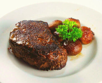 Mushroom-Crusted Filet Mignon with Madeira Sauce - Certified Steak and Seafood Promotion