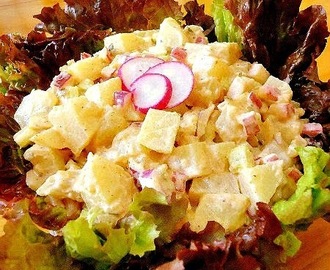 New-Fashioned Potato Salad with Radishes and Sweet Pickle Relish