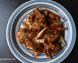 Crab roast recipe | Kerala style Njandu Roast