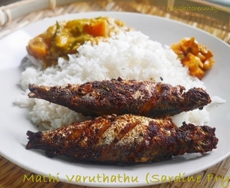 Mathi (മത്തി)Varuthathu/ Spicy Sardine Fry Kerala (Indian) Style