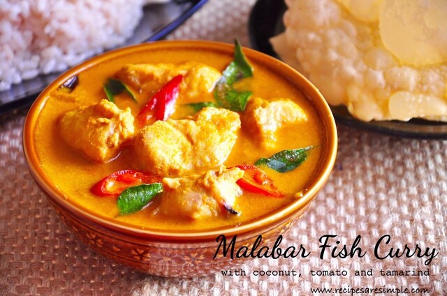 Malabar Fish Curry with Coconut Tamarind and Tomato