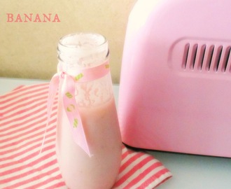 Iogurte líquido de framboesa e banana - Bimby TM5