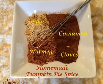 Homemade Pumpkin Pie Spice