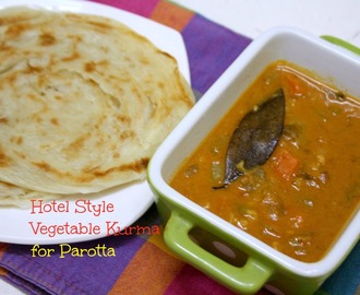 Hotel Style Vegetable Kurma for Parotta