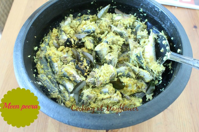 Meen peera / മീൻ പീര പറ്റിച്ചത് / Fish thoran /Video recipe