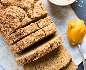 Quinoa + Almond Flour Pumpkin Bread