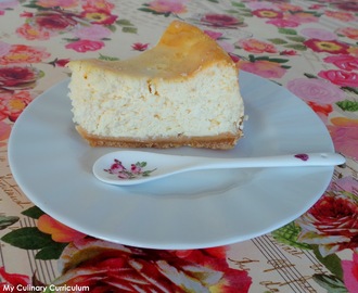 Cheesecake à la ricotta (Ricotta cheesecake)