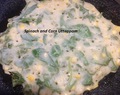 Spinach and Corn Uttapam - Classic Combo in a new avatar