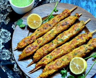 Chicken Seekh Kabab | Minced Chicken Recipe | Chicken Kebab recipe