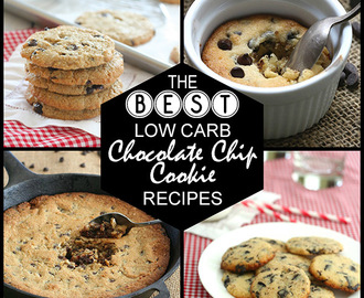 The Best Low Carb Chocolate Chip Cookie Recipes