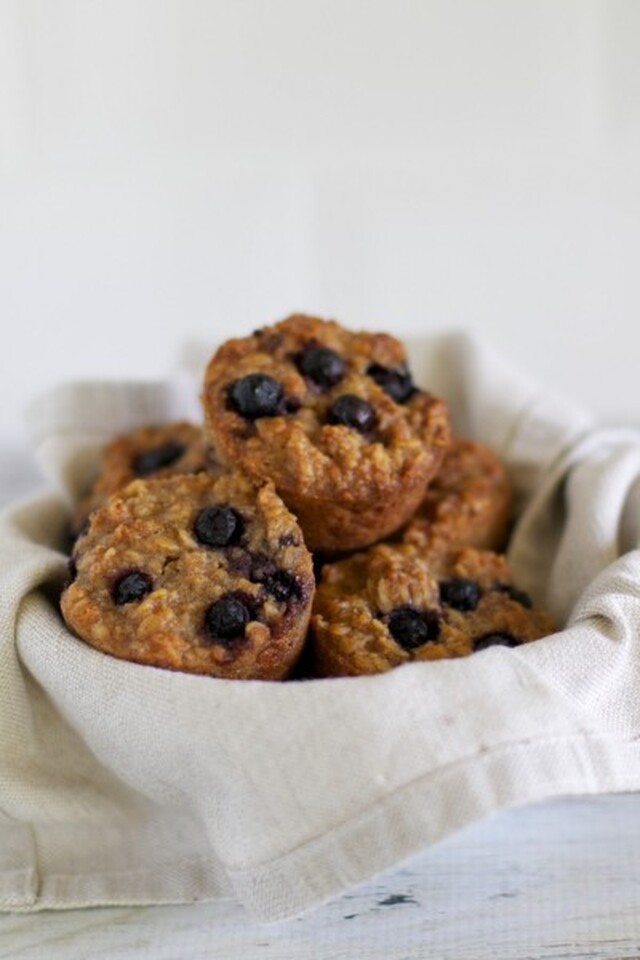 Blueberry and oat muffins (gluten & dairy free)
