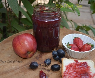 Mixed Fruit Jam/Easy Homemade Mixed Fruit Jam