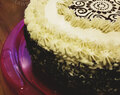 Tiramisu inspired birthday cake