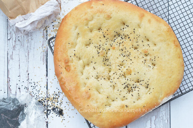 Snel Turks brood zonder kneden maken