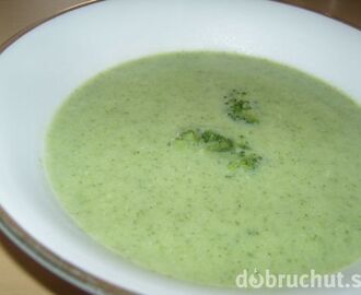 Fotorecept: Brokolicová krémová polievka