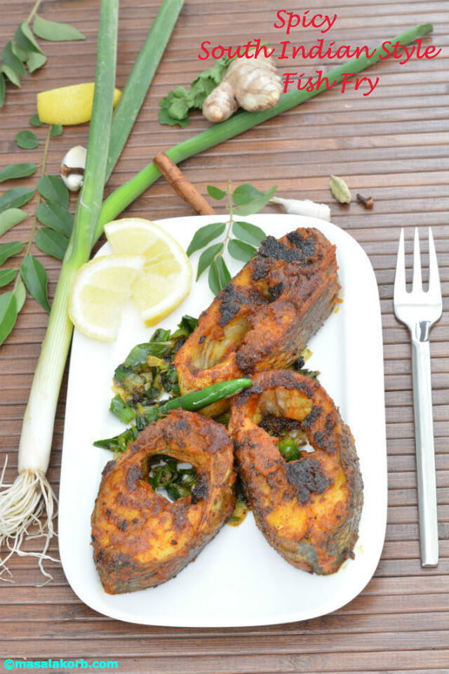 Spicy South Indian Style Fish Fry