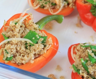 Gevulde paprika met quinoa – SKINNY SIX