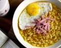 Ontbijt uit Hongkong: Ham macaroni soep, 火腿通粉