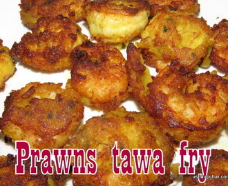 Prawns Tawa Fry I Garlic Prawns