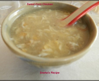 Sweet Corn Chicken  - Chinese style # SoupSwappers