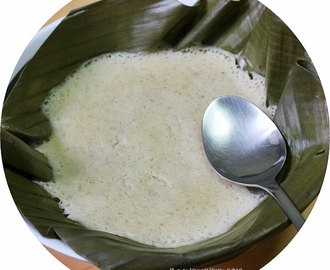 Indonesian Traditional Banana Coconut Milk Steamed Pudding (Barongko)