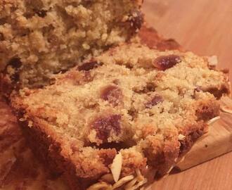 CHERRY BAKEWELL LOAF CAKE (WITH A KIRSCH KICK)