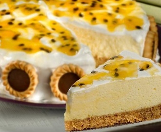 Torta Mousse de Maracujá com Marshmallow