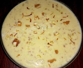 Easy Almond Kheer in 11 minutes (Traditional Badam Payasam)