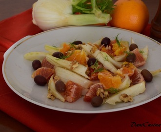 Insalata di finocchi e arance (con noci e olive)