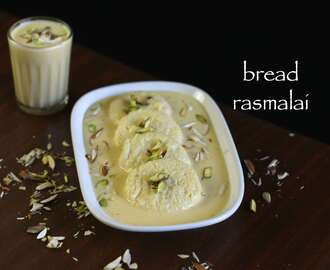 bread rasmalai recipe | bread ki rasmalai with milkmaid | instant rasmalai