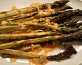 Roasted Asparagus with Spicy Thousand Island Dressing