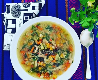 Chicken + Vegetable Soup with Quinoa