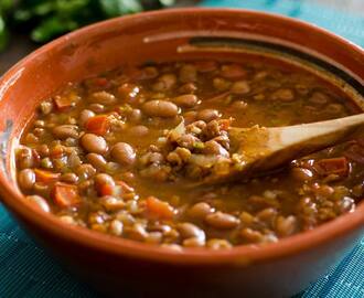 Vegan Frijoles Charros Recipe (Mexican Cowboy Beans)