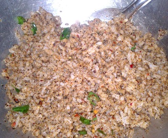 Ellu podi sadham (Sesame seed powder rice)