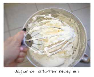 Joghurtos tortakrém receptem, egy kis csavarral