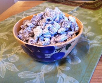 Puppy Chow Snack With Chocolate And Peanut Butter