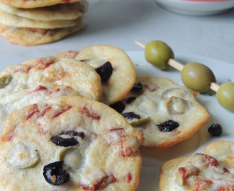 Biscuits apéritif salés aux olives et au chorizo
