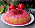 Olive Oil Citrus Cake With Pomegranate Glaze