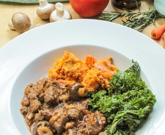 Beef and Ale Stew with Red Lentils