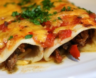Enchiladas de carne — Энчилада с говядиной