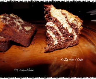 Marble cake - Chocolate and Vanilla Marble Cake / Zebra Cake