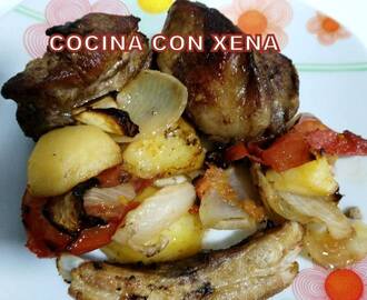 Carne con patatas al horno, en Olla + Cecofry