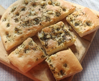 Herb and Garlic Butter Focaccia Bread