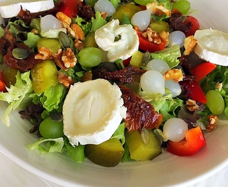 ❤️ Airfryer Woensdag ;; Warme geitenkaas lunch salade