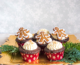 Christmas Cookie Club: 1. Türchen - Lebkuchen Cupcakes von Ofenkieker - mit Video