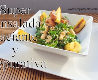 Super Ensalada Saciante. Un plato completo, Sano y Natural