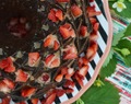 Chocolate Covered Strawberry Poke Cake – #BundtBakers